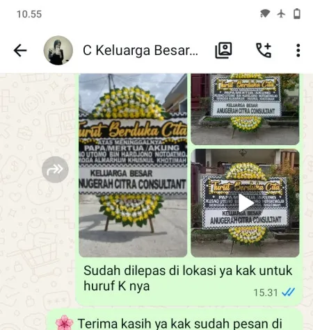 Pengiriman Papan Bunga Duka Sentul Highlands